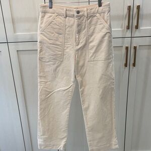 Club Monaco Women’s Corduroy Pants in Cream